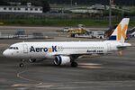 HL8563 @ RJAA - Aero-K A320, former Vueling EC-JGM - by FerryPNL