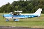 G-BKEV @ EGCB - Barton - by Chris Hall