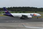 N887FD @ RJAA - Arrival of Fedex B772F - by FerryPNL