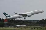 B-LRP @ RJAA - Cathay A359 taking-off from NRT - by FerryPNL
