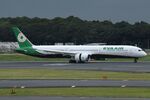 B-17811 @ RJAA - EVA B781 applying reverse on landing - by FerryPNL
