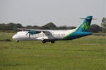 EI-FAT @ LFRB - ATR 42 600, Take off run rwy 25L, Brest-Bretagne airport (LFRB-BES) - by Yves-Q