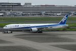 JA797A @ RJTT - ANA B773 under tow to its gate - by FerryPNL