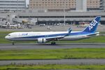 JA622A @ RJTT - ANA B763 landing, the 1000th B767 built - by FerryPNL