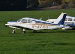 G-AZRH @ EGLM - Piper Cherokee at White Waltham. 