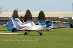 G-BCUS @ EGBP - G-BCUS (109 Ghana) 1975 Scottish Aviation Bulldog Series 120 Model 122 Kemble 13.11.24 - by PhilR