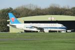 B-6203 @ EGBP - 2-VIDS (N799WS) 2004 Boeing 737-8FE  Kemble 13.11.24 - by PhilR