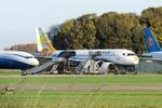 9A-BTG @ EGBP - 9A-BTG 1998 Airbus A320-232 Trade Air Kemble 13.11.24 - by PhilR