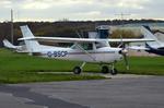 G-BSCP @ EGTF - Cessna 152 at Fairoaks. Ex N48135