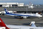 JA785A @ RJTT - Arriving at its gate: B773 of ANA - by FerryPNL