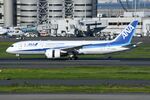 JA832A @ RJTT - Arrival of ANA B788 - by FerryPNL
