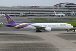 HS-TKY @ RJTT - Thai B773 under tow to its gate - by FerryPNL