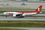 HL8211 @ RKSI - T'Way Air A332 arriving in ICN - by FerryPNL
