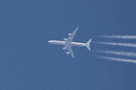 D-AIHZ @ LFRB - Airbus A340-642X, Flight over Brest-Bretagne airport (LFRB-BES) - by Yves-Q