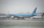HL7203 @ KSFO - Departing to the south, November rain 'Pineapple Express' SFO 2024. - by Clayton Eddy