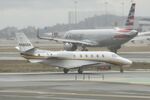 N560DR @ SFO - Departing runway 10, November rain, 'Pineapple Express' SFO 2024. - by Clayton Eddy