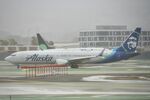 N937AK @ SFO - Departing runway 10, November rain, 'Pineapple Express' SFO 2024. - by Clayton Eddy