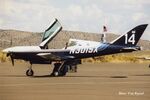 N301SX @ RTS - Race #14 N301SX at the Reno air races in September 1999, the pilot was Charles Bangert. - by Marc Van Ryssel
