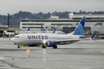 N37354 @ SFO - Departing runway 10, November rain, 'Pineapple Express' SFO 2024. - by Clayton Eddy