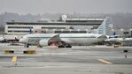 JA828J @ KSFO - Departing runway 10, November rain, 'Pineapple Express' SFO 2024. - by Clayton Eddy