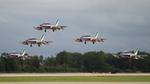 MM55055 @ KOSH - Frecce Tricolori MB-339PANs - by AviationLover50