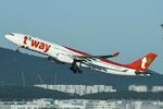 HL8502 @ RKSI - Former Aeroflot and AirAsia X A333 now taking-off for T'Way - by FerryPNL
