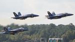 165666 @ KNTU - Blue Angels F/A-18Es - by AviationLover50