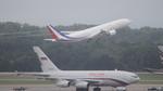 F-RARF @ KIAD - French Air Force A332 taking off behind an Il-96-300 - by AviationLover50