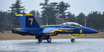165885 @ KPSM - Blue angel #7 pull off to figure out a flight plan around the weather. - by Topgunphotography