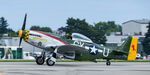 N5428V @ KOSH - Gunfighter heads back to the Warbird ramp - by Topgunphotography