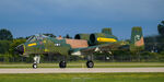 78-0651 @ KOSH - Pilot: Maj Lindsay MAD Johnson rolling out after preforming her demo - by Topgunphotography