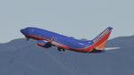 N496WN @ KLAX - Departing LAX on 24L - by ToddRoyer