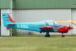 D-EIDU @ EDOI - Fuji FA-200-180 Aero Subaru at Bienenfarm airfield (home of part of the collection of Quax, association for the promotion of historic aircraft e.V.), Paulinenaue