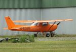 D-EDJG @ EDOI - Cessna (Reims) F150L at Bienenfarm airfield (home of part of the collection of Quax, association for the promotion of historic aircraft e.V.), Paulinenaue