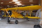N3972U @ EDOI - Boeing (Stearman) N2S-3 Kaydet (B75N1) at Bienenfarm airfield (home of part of the collection of Quax, association for the promotion of historic aircraft e.V.), Paulinenaue
