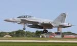 168376 @ KOSH - USN EA-18G zx  - by FloridaMetal