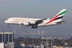 A6-EVD @ KLAX - UAE A388 zx dxb, omdb -lax - by FloridaMetal