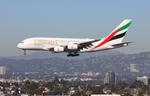 A6-EUW @ KLAX - UAE A388 zx dxb, omdb-lax - by FloridaMetal