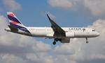 CC-BHC @ KMIA - LATAM A320N zx uio, seqm-mia - by FloridaMetal