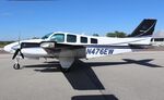 N476EW @ X14 - Beech 58