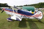 G-BKCV @ EGHP - LAA fly in, Popham - by Chris Hall