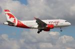 C-GBIN @ KMIA - Rouge A319 zx cyul-mia - by FloridaMetal