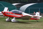 G-AYLC @ EGHP - LAA fly in, Popham - by Chris Hall