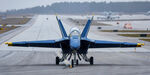 165885 @ KPSM - BLUE ANGELs 7 & 8 taxiing up to the 34 Hammerhead to punch in their flight around the weather - by Topgunphotography