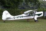 G-APBW @ EGHP - LAA fly in, Popham - by Chris Hall
