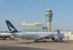 B-LQF - Parked at Hong Kong International - by Chris Holtby