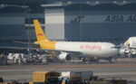 B-LDY @ HKG - Parked at the cargo hangar at Hong Kong International - by Chris Holtby