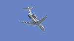 N784QS @ KLAX - Over flying LAX after departure on 25R - by ToddRoyer