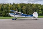 HB-CAX @ LSPL - Waiting at its first base. HB-registered since 1951-01-11 - by sparrow9