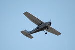 N60155 @ KSRQ - Skyhawk 60155 departs Runway 32 at Sarasota-Bradenton International Airport - by Suncoast Spotter